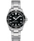 ფოტო #1 პროდუქტის Unisex Swiss Automatic DS Action Diver Stainless Steel Bracelet Watch 38mm