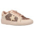 Фото #2 товара Vintage Havana Alexis 1 Glitter Lace Up Womens Beige Sneakers Casual Shoes ALEX