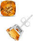 ფოტო #1 პროდუქტის Citrine (3-3/4 ct. t.w.) Stud Earrings in Sterling Silver