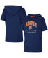 Big Boys Heather Navy Auburn Tigers Varsity Hooded T-shirt