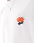 Pull&bear cherries back printed t-shirt in white