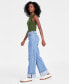 ფოტო #2 პროდუქტის Women's Wide-Cuff Wide-Leg Jeans, Created for Macy's