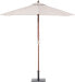 Beliani Parasol ogrodowy 144 x 195 cm beżowy FLAMENCO (58129)