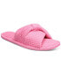 ფოტო #1 პროდუქტის Women's Textured Knot-Top Slippers, Created for Macy's