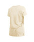 ფოტო #2 პროდუქტის Women's Cream Cleveland Browns Chrome Sideline T-shirt