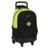 Школьный рюкзак с колесиками Real Betis Balompié 33 x 45 x 22 cm Чёрный лимонный