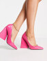 Фото #3 товара EGO – As I Am – Statement-Schuhe in Pink in Lackoptik mit Blockabsatz