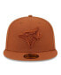 Men's Brown Toronto Blue Jays Spring Color 59FIFTY Fitted Hat