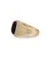 Фото #3 товара Chatoyant Red Tiger Eye Quartz Gemstone Yellow Gold Plated SIlver Men Signet Ring