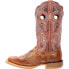 Фото #3 товара Durango Lady Rebel Pro Embroidery Square Toe Cowboy Womens Brown, Red Casual Bo
