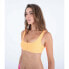 HURLEY Solid Soft Scrunch Pull On Bikini Top