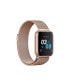 ფოტო #7 პროდუქტის Air 3 Unisex Heart Rate Rose Gold Mesh Strap Smart Watch 40mm