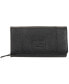 ფოტო #1 პროდუქტის Women's Pebbled Collection RFID Secure Mini Clutch Wallet