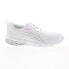 Asics Gel-Quantum 90 2 Street Womens White Canvas Lifestyle Sneakers Shoes