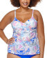 ფოტო #1 პროდუქტის Aries Underwire Crossover Tankini Top