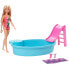 Фото #1 товара BARBIE Barbie und ihr Pool - GHL91 - Mannequin Doll Box - 3 Jahre und +