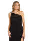 ფოტო #3 პროდუქტის Women's Chiffon Drape Asymmetric Sleeveless Gown