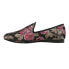 Фото #3 товара TOMS Darcy Floral Slip On Womens Black Flats Casual 10019235T