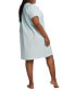 Фото #3 товара Пижама Miss Elaine короткая на пуговицах в стиле "сирсаккер" размера плюс