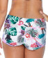 Juniors' Surf Floral-Print Swim Shorts
