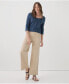 ფოტო #5 პროდუქტის Women's Organic Cotton Softspun Scoop Neck 3/4 Sleeve Tee