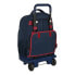 Фото #4 товара Школьный рюкзак с колесиками F.C. Barcelona Corporativa Синий Тёмно Бордовый (33 x 45 x 22 cm)