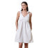 Women's Sleeveless Bow Shoulder Dress Stone stripe linen, 10 - фото #2