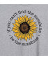 ფოტო #3 პროდუქტის Hybrid Apparel Trendy Juniors Sunshine Graphic Oversized Tee