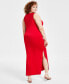 Trendy Plus Size Scoop-Neck Sleeveless Maxi Dress