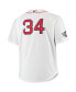 Фото #2 товара Men's David Ortiz White Boston Red Sox Big and Tall Home Authentic Player Jersey