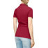 Фото #2 товара Футболка женская Page & Tuttle Solid Jersey Short Sleeve Polo Shirt, Красный, Повседневная.