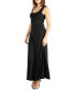 Women's Slim Fit A-Line Sleeveless Maxi Dress