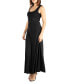 ფოტო #3 პროდუქტის Women's Slim Fit A-Line Sleeveless Maxi Dress