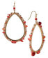 Фото #1 товара Mixed Bead Open Drop Statement Earrings, Created for Macy's