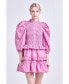 ფოტო #4 პროდუქტის Women's Smocking Detail Mini Dress