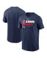 Фото #1 товара Men's Navy Atlanta Braves A-Town Down Local Team T-shirt
