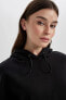 Фото #8 товара Regular Fit Kapüşonlu Premium Sweatshirt Tunik B2560ax23wn