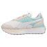 Фото #3 товара Puma Cruise Rider Gl Lace Up Womens Off White Sneakers Casual Shoes 381881-01
