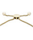 ფოტო #5 პროდუქტის Diamond Triple Ring Bolo Bracelet (1/10 ct. t.w.) in 14k Gold, Created for Macy's