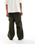 Фото #2 товара ASOS DESIGN super baggy cargo trouser in khaki