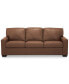 Фото #18 товара Ennia 82" Leather Queen Sleeper Sofa, Created for Macy's