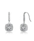 Фото #1 товара Stylish Asscher Cut Cubic Zirconia Square Drop Earring