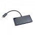 Фото #8 товара V7 Black USB Adapter USB-C Male to 3 x USB 3.0 A Female - Micro SD - SD/MMC - USB 3.2 Gen 1 (3.1 Gen 1) Type-C - USB 3.2 Gen 1 (3.1 Gen 1) Type-A - MMC,MicroSD (TransFlash),SD - 5000 Mbit/s - Black - China