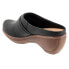 Фото #5 товара Softwalk Macintyre S2361-001 Womens Black Wide Leather Clog Flats Shoes 12