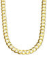 22" Curb Link Chain Necklace in Solid 10k Gold