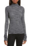 Фото #1 товара Theory 154440 Women's Ribbed Turtleneck Hi-Lo Wool Blend Sweater Sz. P