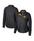 ფოტო #1 პროდუქტის Women's Black Iowa Hawkeyes Cressida Raglan Half-Snap Top