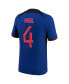 Men's Virgil Van Dijk Blue Netherlands National Team 2022/23 Away Vapor Match Authentic Player Jersey
