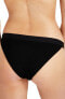 Onia Women's 187457 Black Leila Ribbed Bikini Bottoms Swimwear Size S