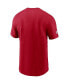 Фото #4 товара Men's Red Tampa Bay Buccaneers Sideline Performance T-shirt